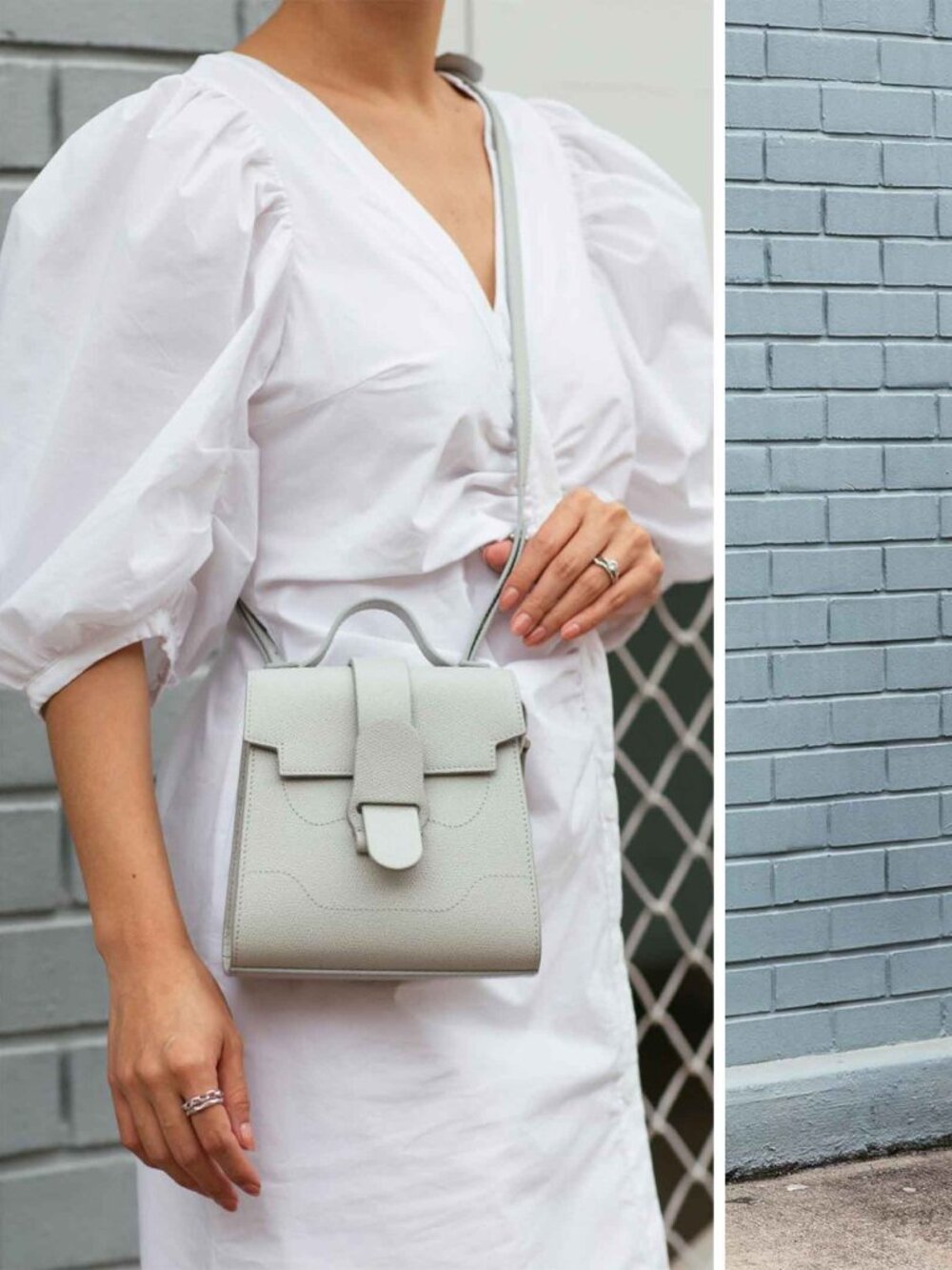 Senreve Alunna Mini Convertible Leather Bag